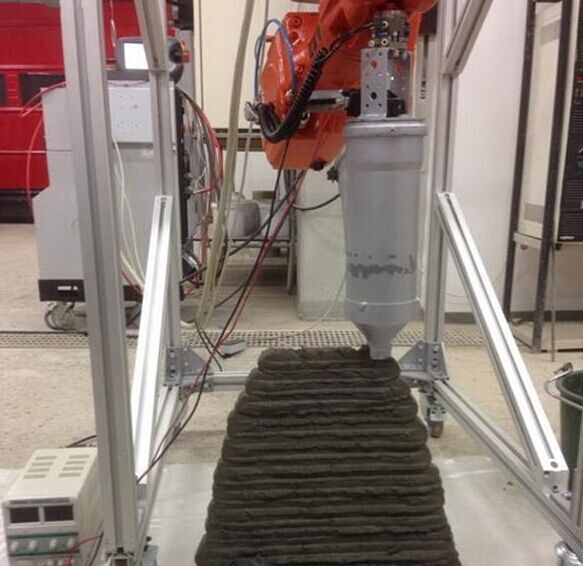 混凝土、混凝土3D打印機(jī)、可移動(dòng)混凝土3D打印機(jī)