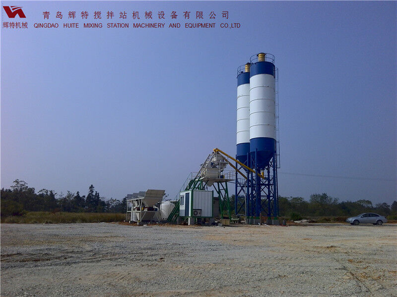 攪拌站HZS35易損件少，維護(hù)簡單，運(yùn)行費(fèi)用低