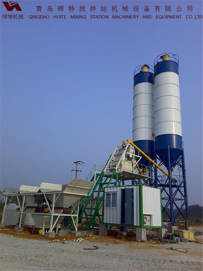 攪拌站HZS35易損件少，維護(hù)簡單，運(yùn)行費(fèi)用低