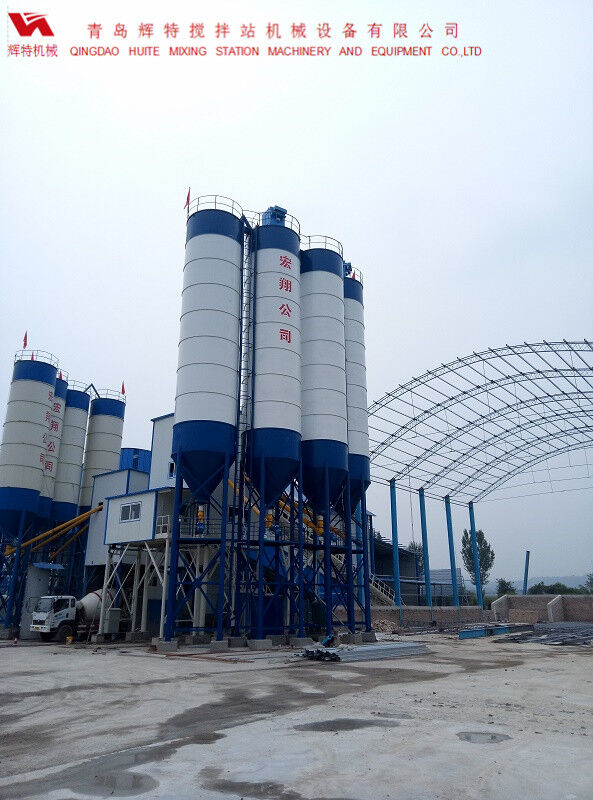 輝特混凝土攪拌站HZS120---直觀的操作畫面，簡單易懂