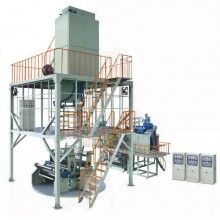 三層共擠聚烯烴熱收縮膜吹膜機(jī)組